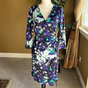 Diane von Furstenberg Wrap Dress, Size 10